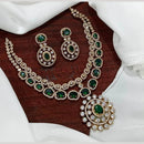 Sona Covering Classic American Diamond Designer Jewellery Necklace Set