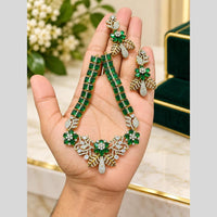 Sona Covering Classic American Diamond Designer Jewellery Necklace Set