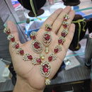Sona Covering Classic American Diamond Designer Jewellery Necklace Set