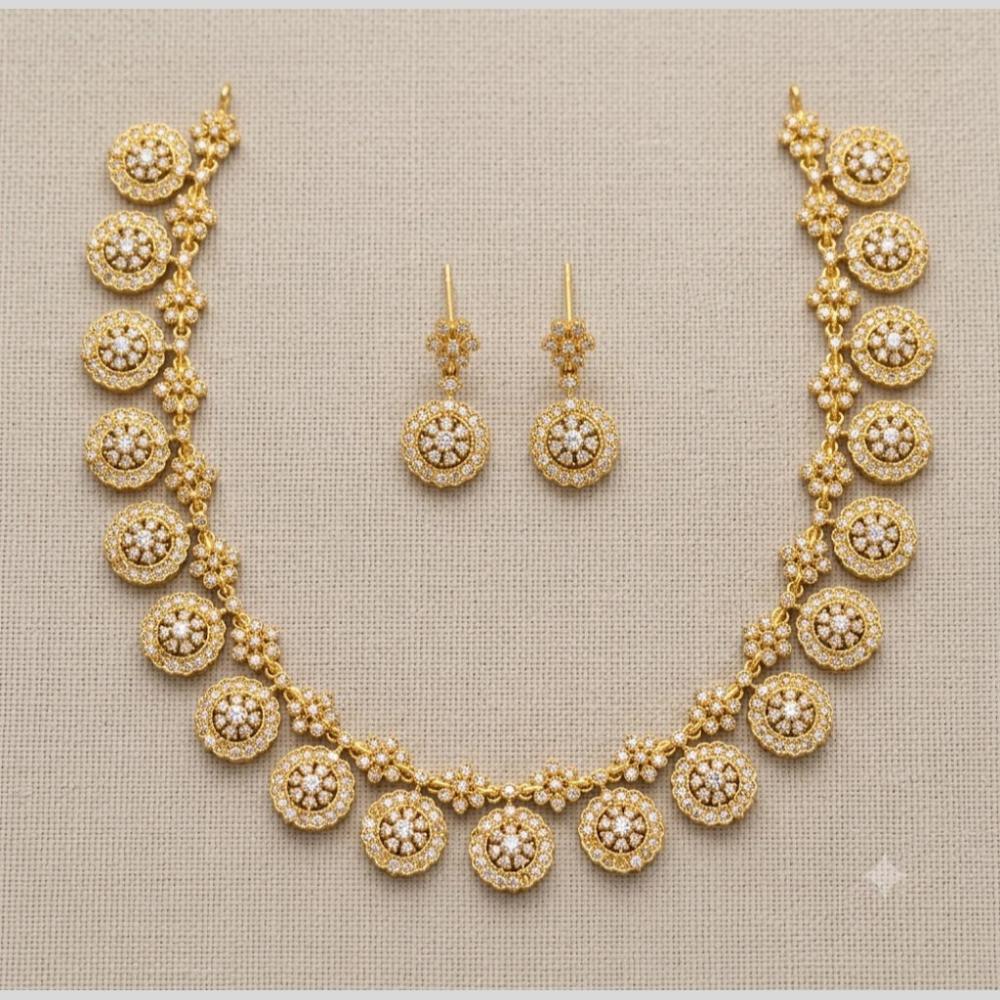 Sona Covering Elegant Austrian Stone Necklace Set