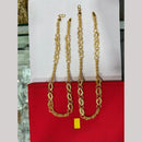 Pooja Sales Elegant Gold Plated Men's Chain