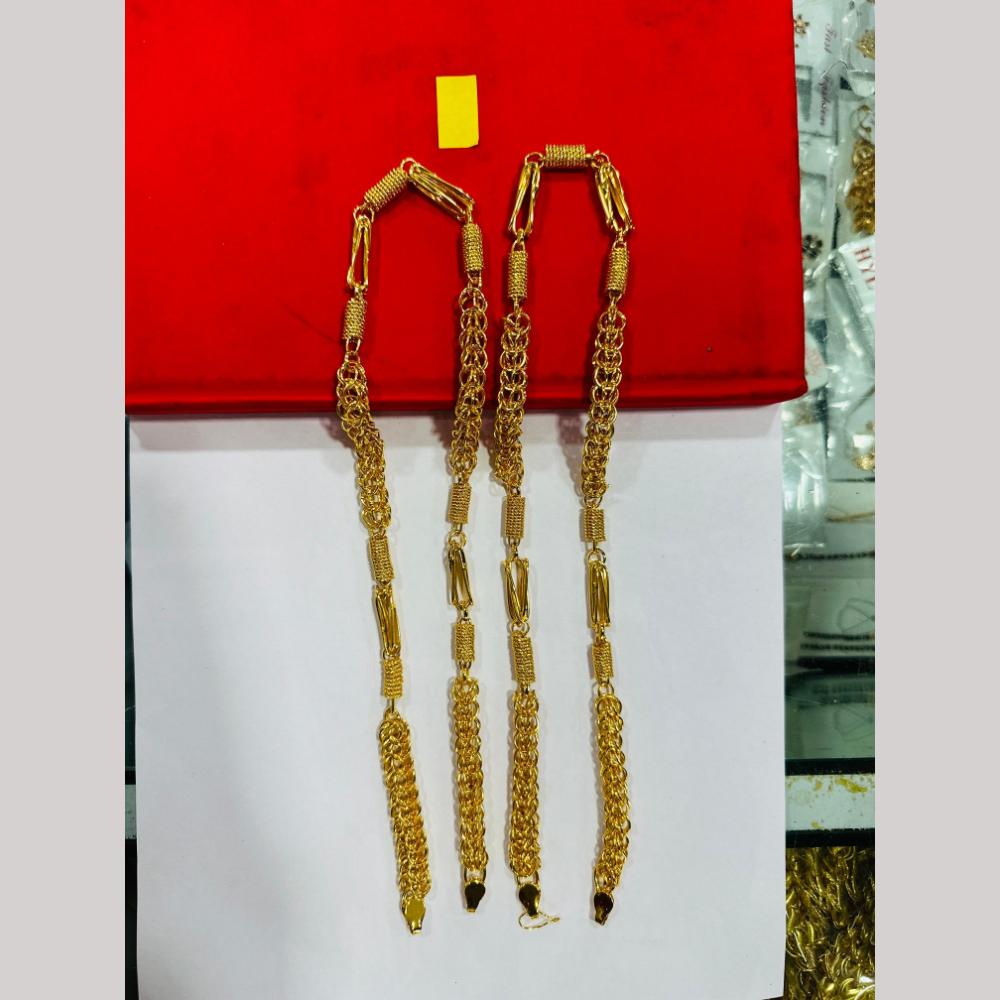 Pooja Sales Elegant Gold Plated Men's Chain