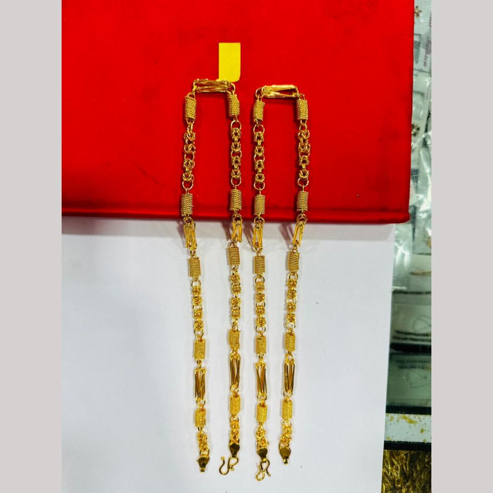 Pooja Sales Elegant Gold Plated Men's Chain