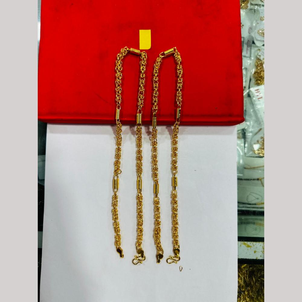 Pooja Sales Elegant Gold Plated Men's Chain