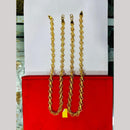 Pooja Sales Elegant Gold Plated Men's Chain