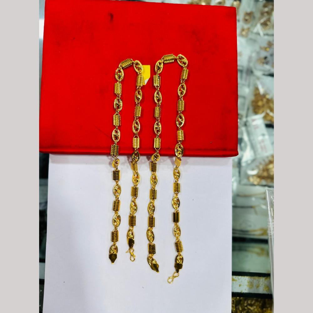 Pooja Sales Elegant Gold Plated Men's Chain