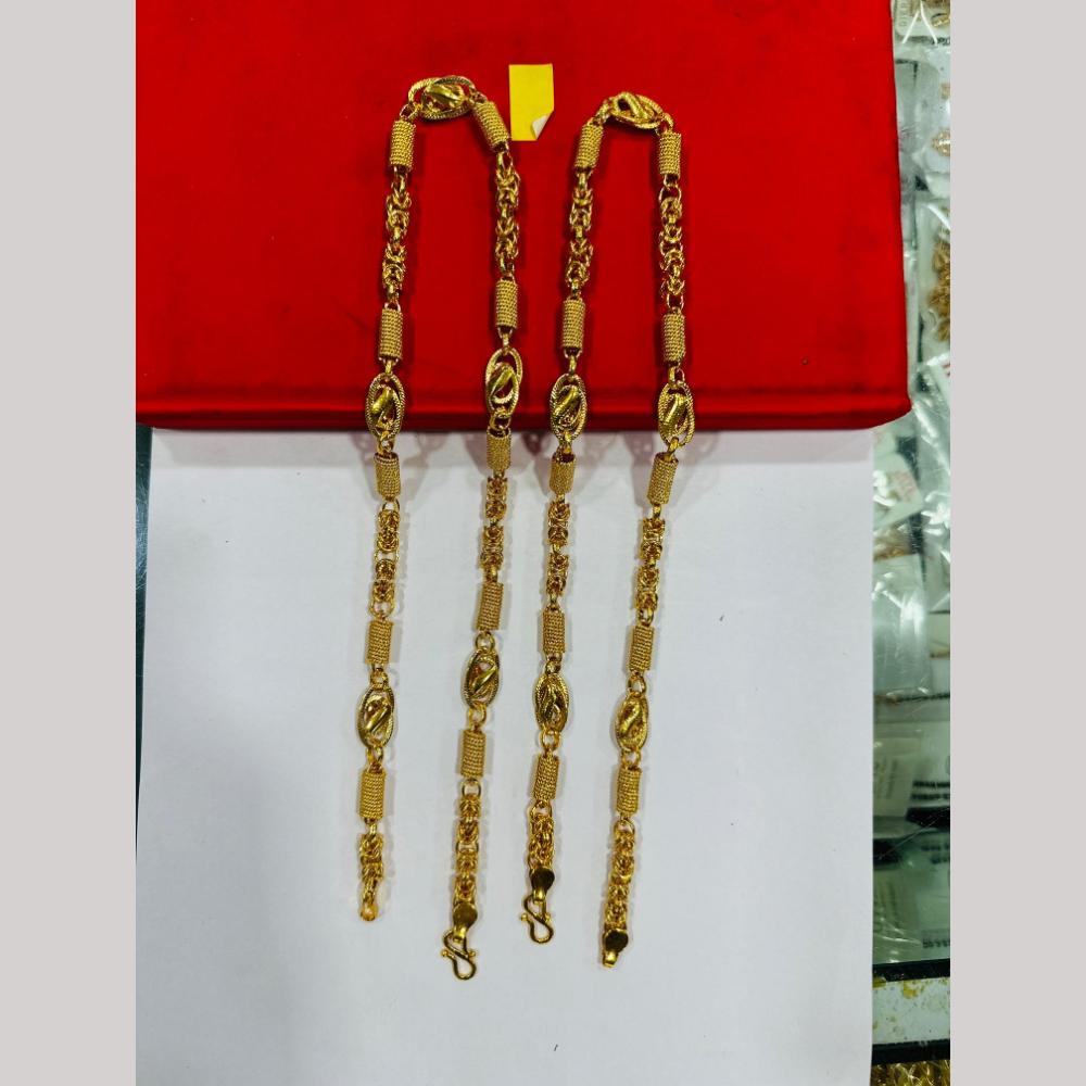 Pooja Sales Elegant Gold Plated Men's Chain