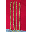 Pooja Sales Elegant Gold Plated Men's Chain (Pack of 25)