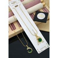 Klitz Premium Jewellery Austrian Stone Pack of 12 Chain Pendant