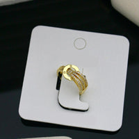 Klitz Sparkling Austrian Stone Cocktail Ring