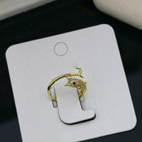 Klitz Sparkling Austrian Stone Cocktail Ring