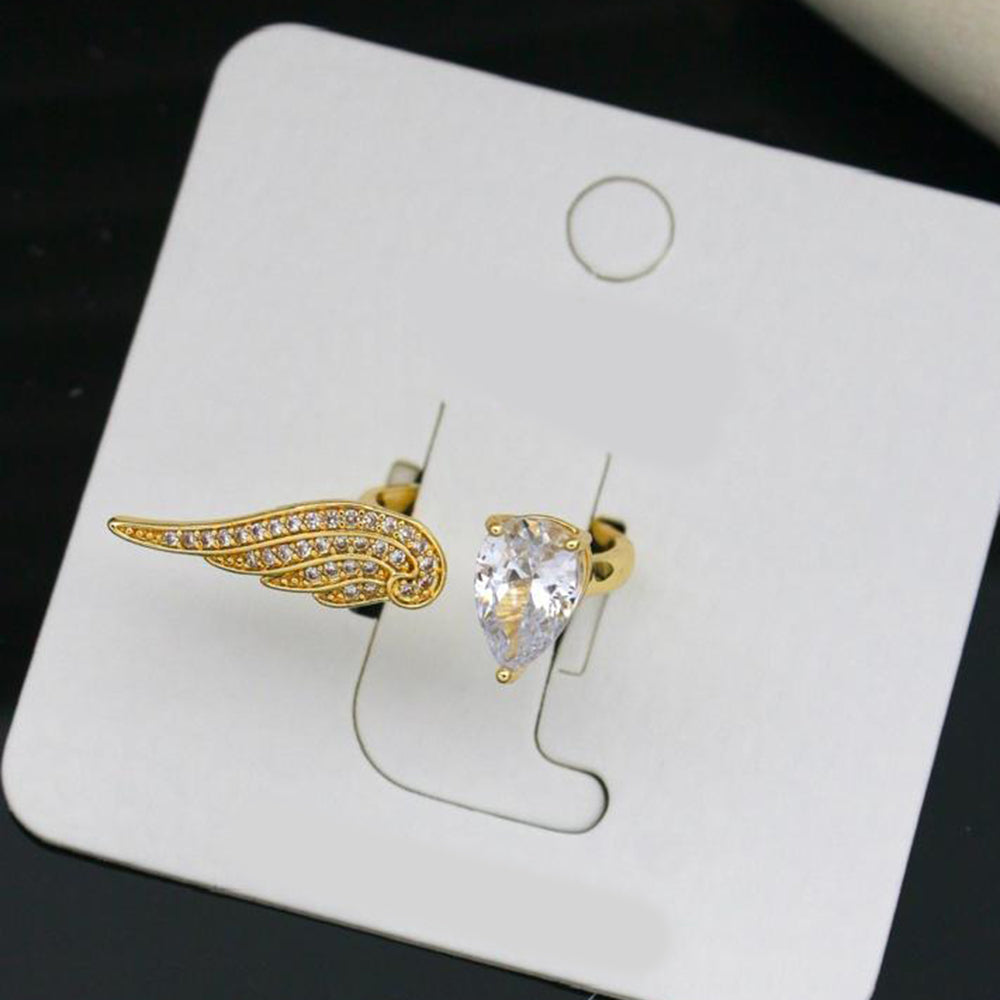 Klitz Sparkling Crystal And Austrian Stone Cocktail Ring