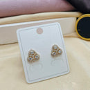 Klitz Stylish Stainless Steel Austrian Stone Studs Earrings
