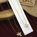 Klitz Premium Jewellery Crystal Stone Necklace (Pack of 12)