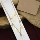 Klitz Premium Stainless Steel Crystal Stone Chain Necklace (Pack of 12)