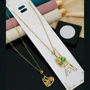 Klitz Anti-Tarnish Swan Design Austrian Stone Necklace (Pack of 12)