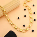 Klitz Premium Designer  Stainless Steel  Link Necklace (Pack of 12)