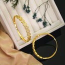 Klitz Sparkling Austrian Stone Cocktail Ring  (Pack of 12)