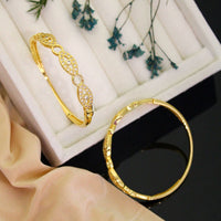 Klitz Sparkling Austrian Stone Cocktail Ring  (Pack of 12)