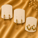 Klitz Premium Austrian Stone Studs Earrings (Pack of 12)