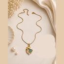 Klitz Fancy Stainless Steel Austrian Stone Designer Necklace Set (Pack of 12)
