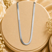 Klitz Classic Silver Plated Chain For Men And Women