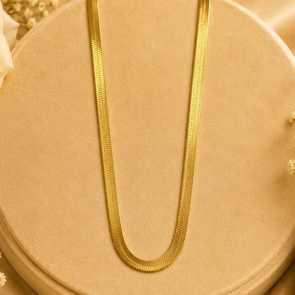 Klitz Classic Gold Plated Chain For Men And Women
