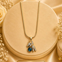 Klitz Premium Stainless Steel Austrian Chain Necklace 