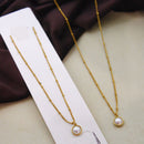 Klitz Stunning Gold Plated Stainless Steel Chain Pendant