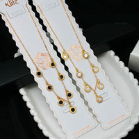 Klitz Premium Stainless Steel Chain Necklace (Set of 12)