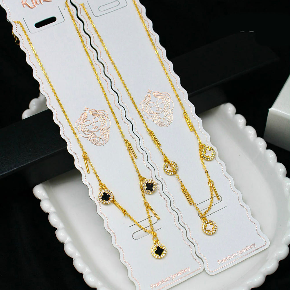 Klitz Premium Stainless Steel Chain Necklace (Set of 12)