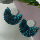 Dhirish International Floral Petal Charm Beads Earrings