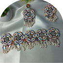 Dhirish International Pearl And Shell Choker Necklace Set