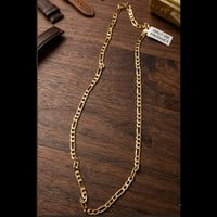Dhirish International Gold Plated Long Chain for Men and Boys