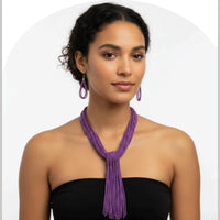 Dhirish International Pearl Necklace With Earrings
