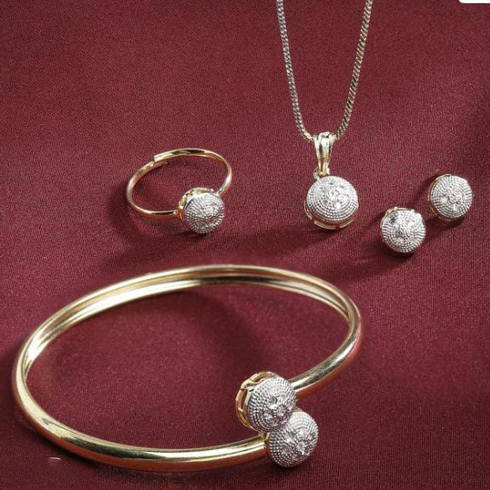 Dhirish International Elegant Austrian Stone Combo Set