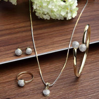 Dhirish International Elegant Austrian Stone Combo Set