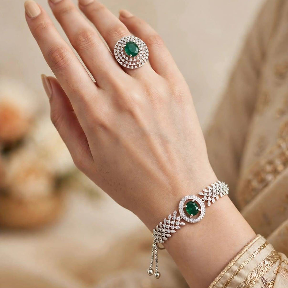 Dhirish International Elegant Austrian Stone Combo Set
