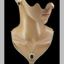 Dhirish International Austrian Stone Chain Pendant Set