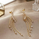 Dhirish International Stylish Crystal Stone Dangler Earrings