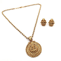 Dhirish International Pota Stone Designer Necklace Set for Women