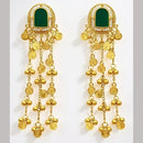 Dhirish International Classic Pota Stone And Pearl Kashmiri Dangler Earrings