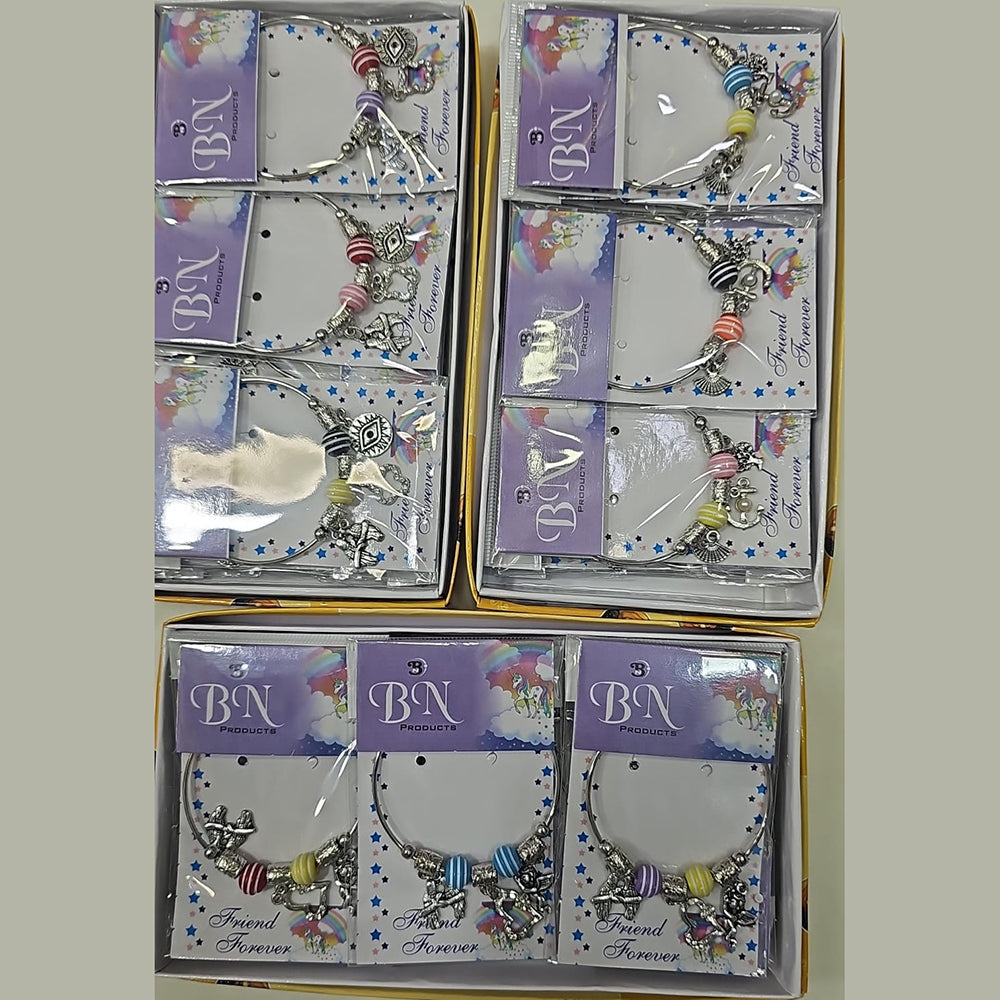 BN Oxidised Plated Beads Bracelet