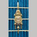Dhiraj Sales Gold Plated Pota Stone And Pearls Meenakari Kamar Challa