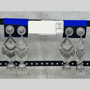 Raj Imitation Oxidised Elegant Pearl Jhumki Earrings (Set of 18)