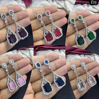 Tanish Art Jewellery timeless AD And Austrian Stone Dangler Earrings
