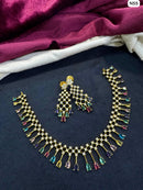 Tanish Art Jewellery Elegant Glow AD And Austrain Stone Necklace Set