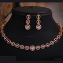 Tanish Art Jewellery Royal Spark Austrain Stone Necklace Set For Parties 
