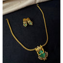 Tanish Art Jewellery Luxury Ethnic Pota And Austrain Stone Necklace Set