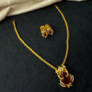 Tanish Art Jewellery Luxury Ethnic Pota And Austrain Stone Necklace Set